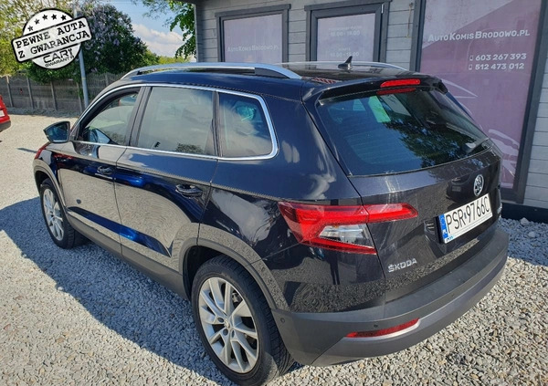Skoda Karoq cena 89900 przebieg: 81000, rok produkcji 2018 z Człopa małe 781